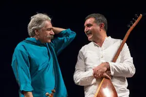 Kayhan Kalhor, Erdal Erzincan perform in Skopje/ Film