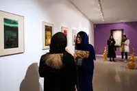 عکس ها از آثار اصغر محمدی در گالری ویستا / نقش ماند و نقاش رفت