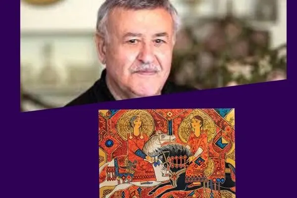 Sadegh Tabrizi and 55000 dollars artwork in Tehran
