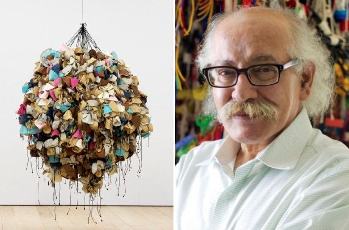 Hassan Sharif's works are on display in New York
