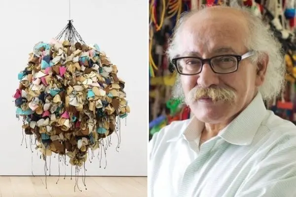 Hassan Sharif's works are on display in New York