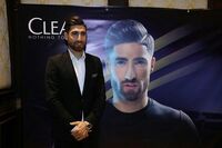 ستاره تیم ملی فوتبال مدل شد / عکس