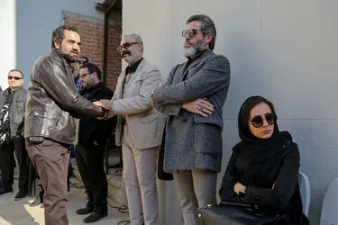 تشییع پیکر پیام صابری در خانه سینما