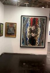 Bita Vakili's works were exhibited in Moscow and Frankfurt