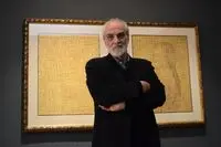 نقاشی آیدین آغداشلو از علی حاتمی/طعنه استاد نقاش به جشنواره فیلم فجر/ عکس