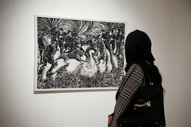 نمایشگاه نقاشی ابراهیم حسن‌زاده در گالری ویستا