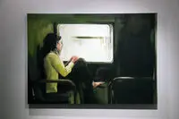 Shirin Shahinrad Painting on Display at Vista Gallery