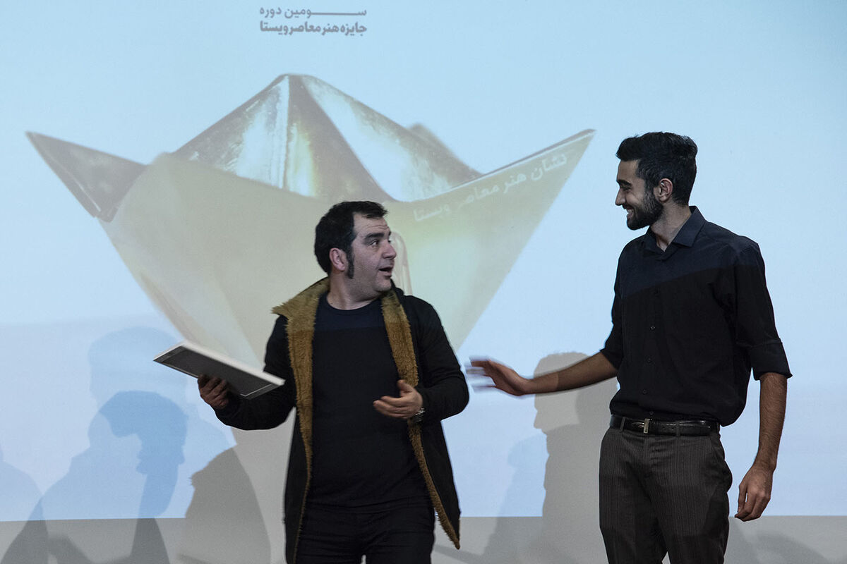 تجلیل از برگزیدگان سومین جایزه هنری ویستا در خانه هنرمندان