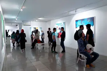 افتتاحیه نمایشگاه نقاشی های فاطمه پاکدل در گالری ویستا