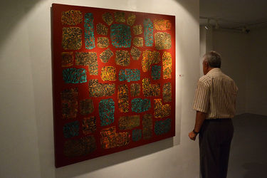 نمایشگاه گروهی نقاشی خط در گالری شهر کتاب فرشته