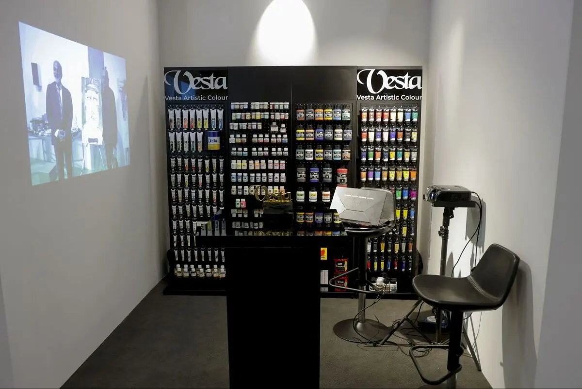 Vesta Color at the first Tehran Art Fair