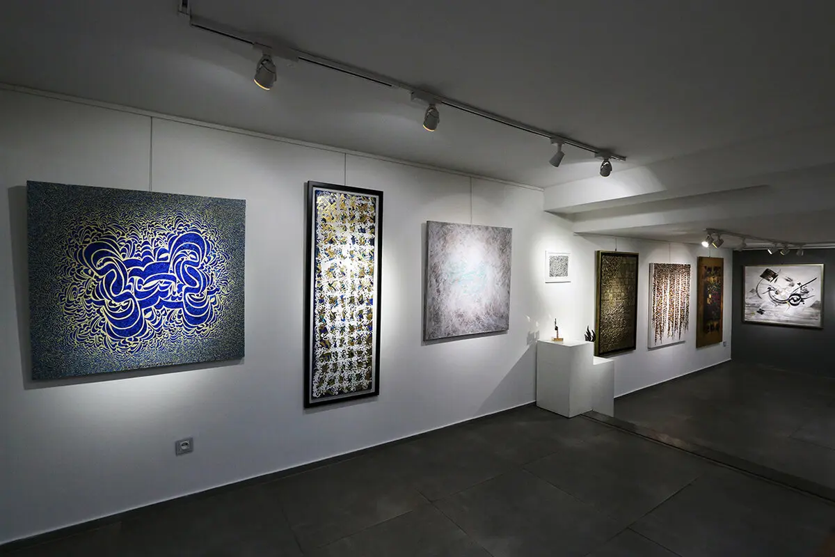 Mojdeh Gallery Hosting Group Calligraphy Exhibit
