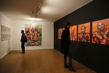 افتتاحیه نمایشگاه طراحی و نقاشی احسان ارجمند در گالری دنا