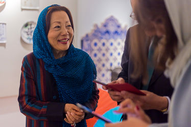 نمایشگاه آثار نقاشی و سرامیک چیبا میاماتو در خانه سرامیک فرزانه