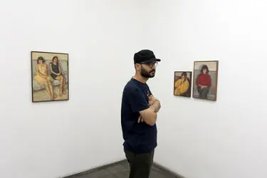 نمایشگاه نقاشی رسول اکبرلو در گالری اُ