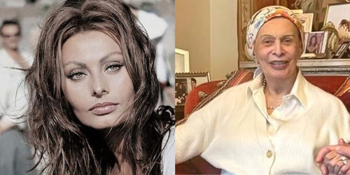 سوفیا لورن در ۹۰ سالگی