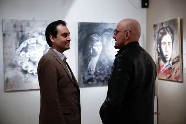 افتتاحیه نمایشگاه نقاشی های فائزه افجه نیا در گالری شَلمان