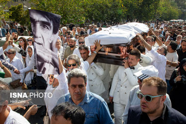 مراسم تشییع پیکر ناصر تقوایی