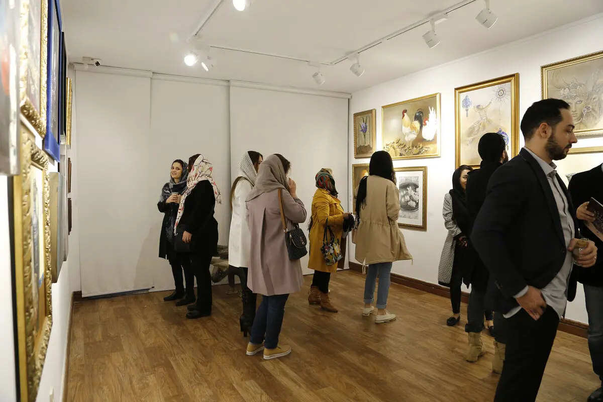 نمایشگاه گروهی شاگردان استاد ایرج شافعی در گالری زمان هنر