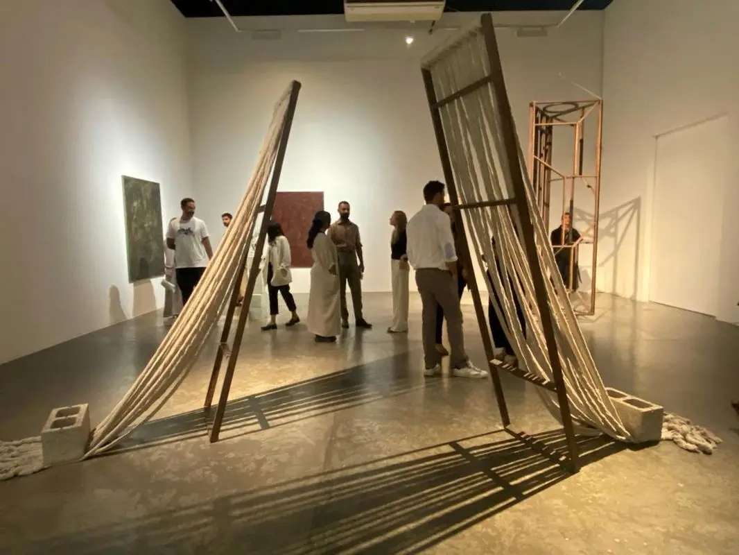 آثار هنری عفراء الظاهری در Green Art Gallery دبی | Afra Al Dhaheri artworks at Green Art Gallery Dubai                                 