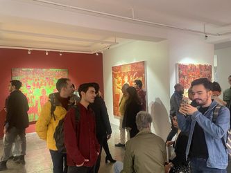 نمایشگاه نقاشی‌های داور یوسفی در گالری شیرین