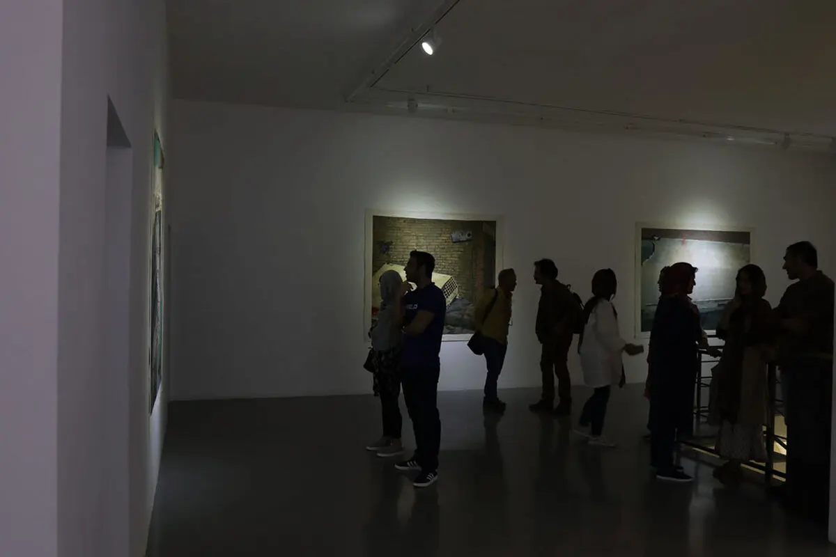 نمایشگاه نقاشی بیژن اخگر در گالری اعتماد نگارستان