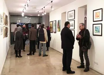 نمایشگاه گروهی نقاشان اردبیل در گالری لاله