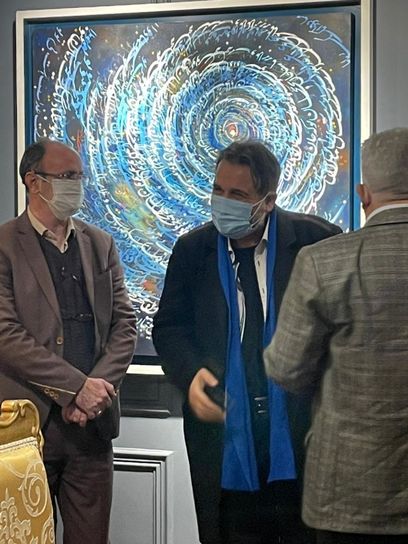 جعفر علی سروی همپا و آشوب ۹ در گالری ترانه باران