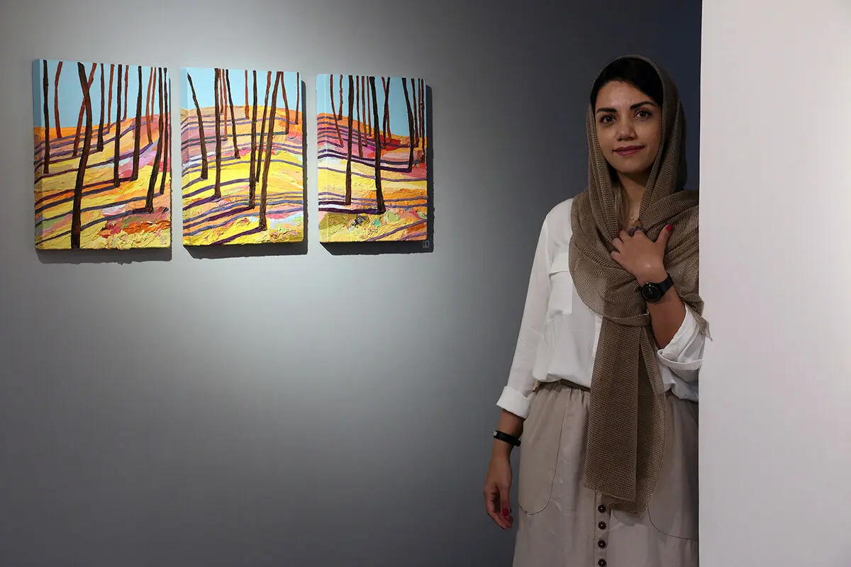 نمایش آثار الهام عظیمی، سحر شادمان و رضوان یارائی در گالری مژده