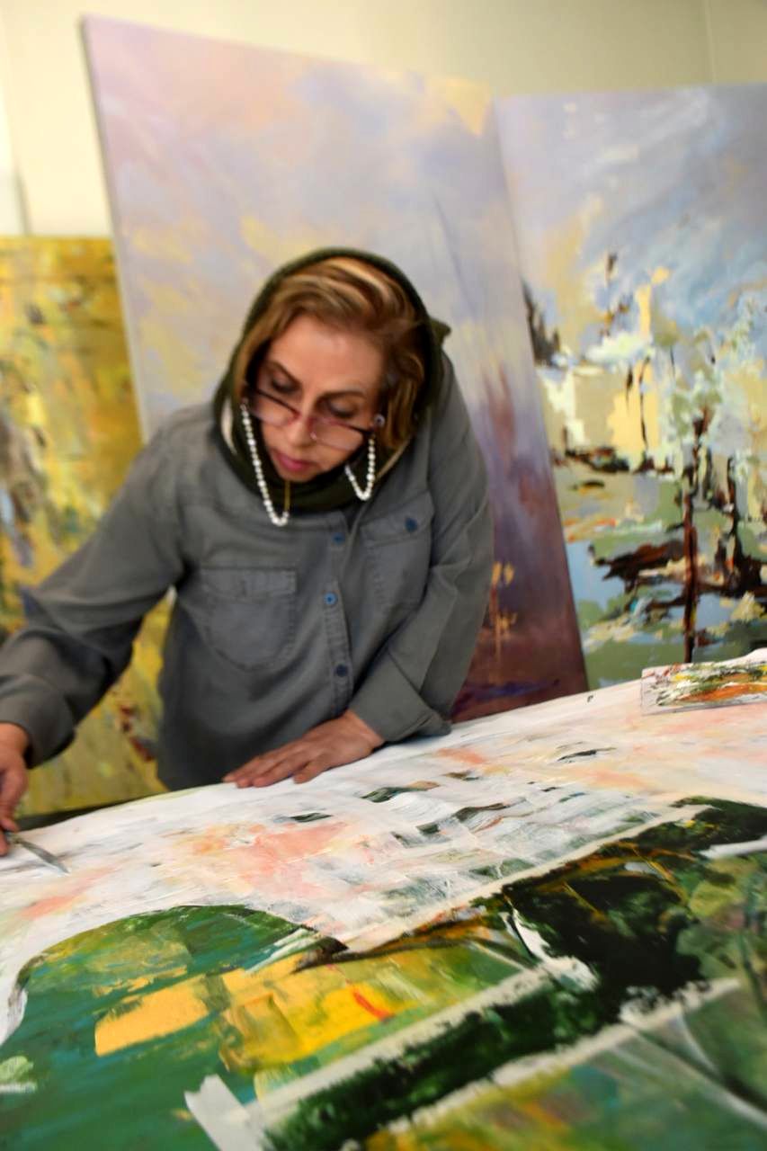 سلیمه معتمدی و انتزاع بیانگرایانه