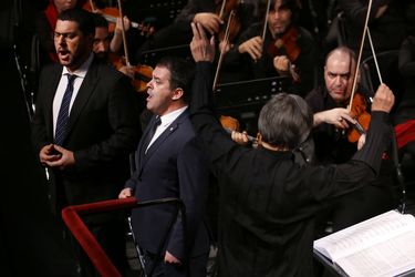 کنسرت مشترک ارکستر سمفونیک تهران و ارسکتر فستیوال راونا به رهبری ریکاردو موتی در تالار وحدت