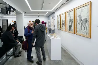 افتتاحیه نمایشگاه گروهی با عنوان "از کجا به کجا" در گالری ثالث