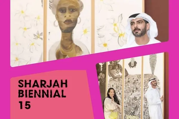 Sheikh Salem Al Qasimi visited Sharjah Biennial 15
