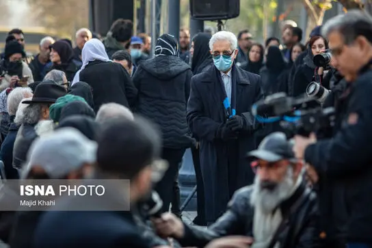 تشییع پیکر ژاله علو با حضور گسترده هنرمندان