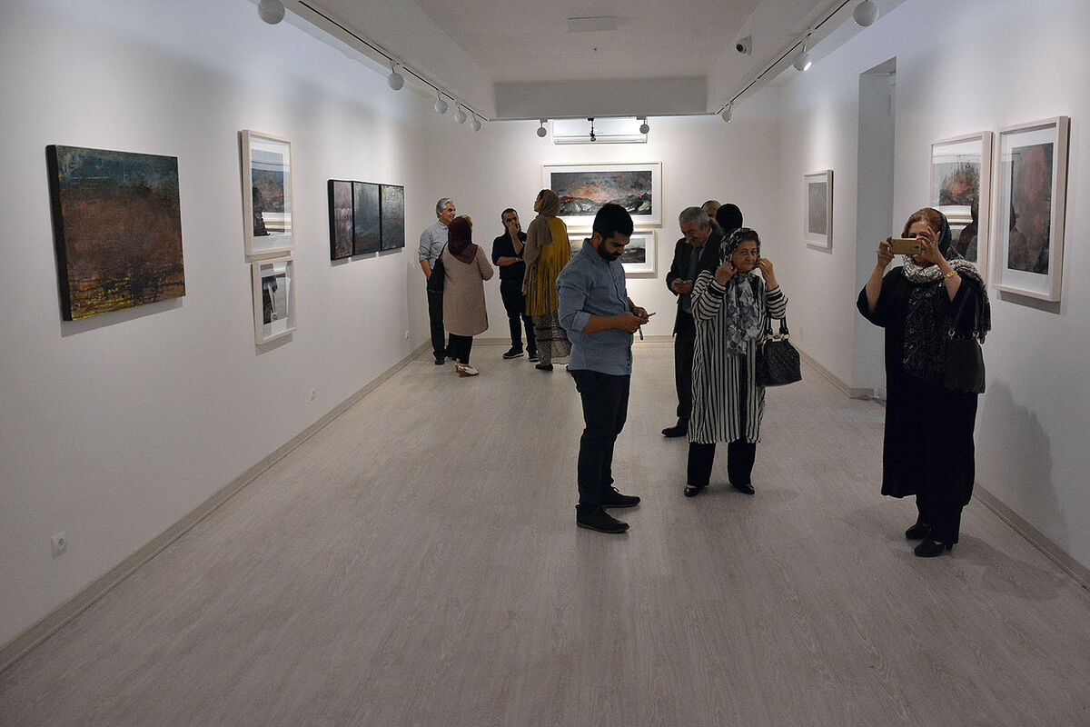 نمایشگاه نقاشی های سامان فرهنگی در گالری دید