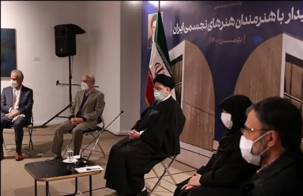 دیدار رئیس جمهور رئیسی از موزه هنرهای معاصر تهران