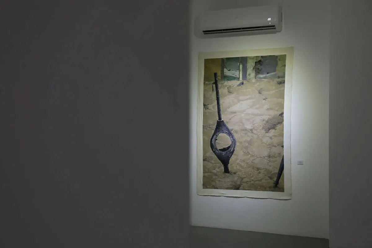 نمایشگاه نقاشی بیژن اخگر در گالری اعتماد نگارستان