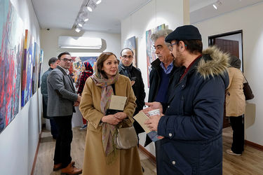 نمایشگاه نقاشی عاطفه بخشایش در گالری بهارک