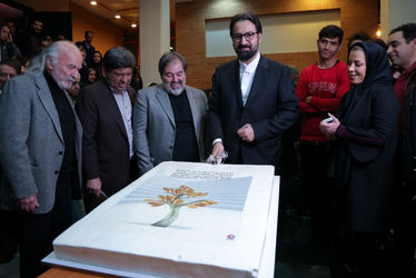 افتتاحیه دهمین جشنواره بین‌المللی تجسمی فجر در موسسه صبا فرهنگستان هنر