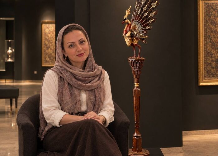 شادی حبیب و مجسمه مرغ ملکوت با هفت هنر ؛ از A'DESINGN ایتالیا تا حراج تهران