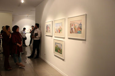 نمایشگاه نقاشی های آوا بهرامی با عنوان "سپید دندان" در گالری ویستا