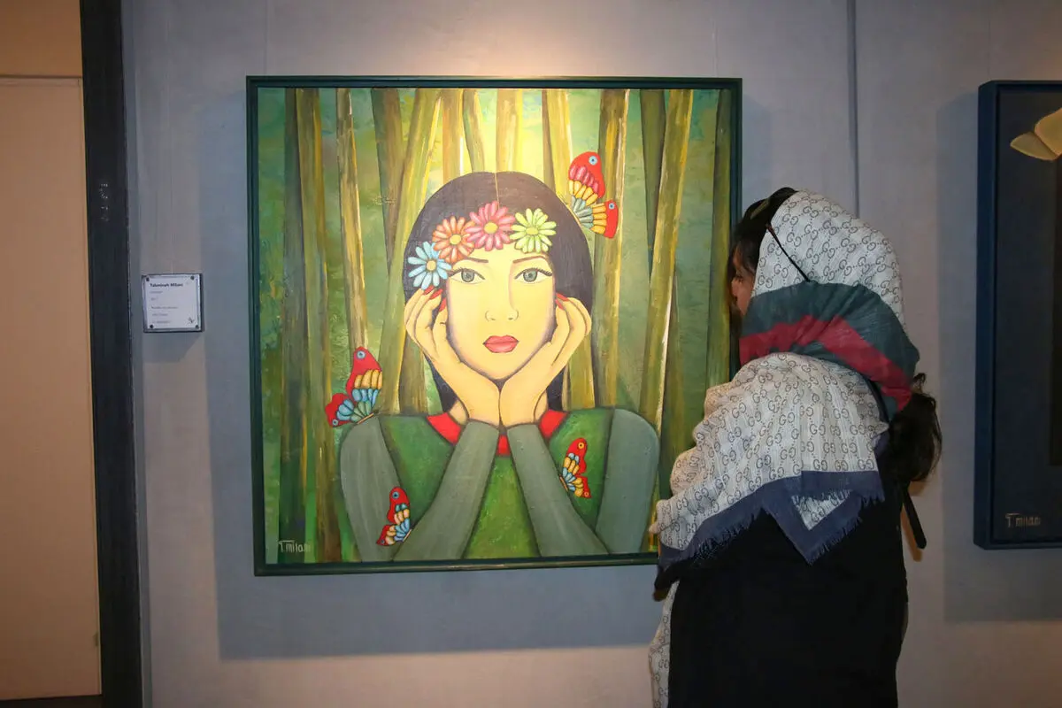 نمایشگاه نقاشی تهمینه میلانی در گالری ایوان