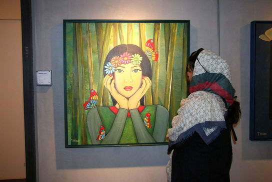 نمایشگاه نقاشی تهمینه میلانی در گالری ایوان