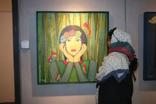 نمایشگاه نقاشی تهمینه میلانی در گالری ایوان