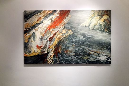 نمایشگاه نقاشی آتش شاه کرمی در گالری ویستا