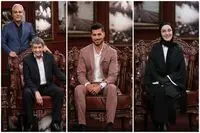رویا نونهالی، سعید عزت‌اللهی و منوچهر والی‌زاده در دورهمی/ فیلم
