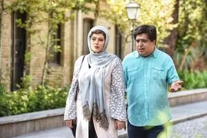 سحر قریشی و رضا شفیعی جم در عمارت مسعودیه / عکس