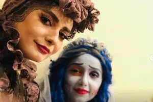 نیکی کریمی، لیندا، نازنین و مردگان/عکسها