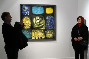 افتتاحیه نمایشگاه نقاشی های ترانه صادقیان در گالری ویستا