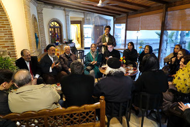 مراسم اهدای لوح به شرکت کنندگان نمایشگاه آینه دار دوران